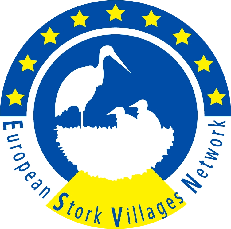 Logo - Europejska wieś bociana